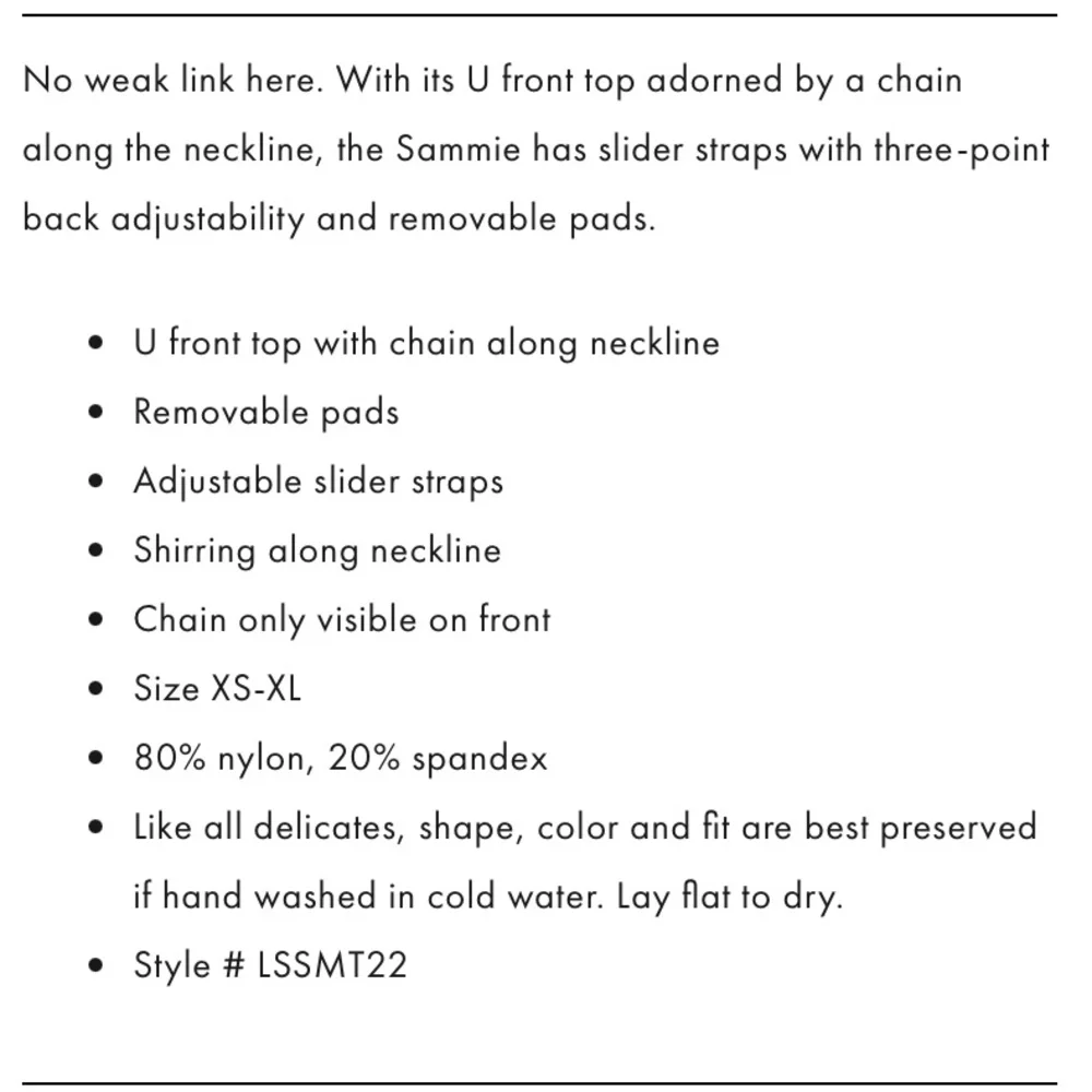 L*Space Sammie Bikini Top in Heat Wave, U Front, Gold Chain, X-Large,‎ NWT